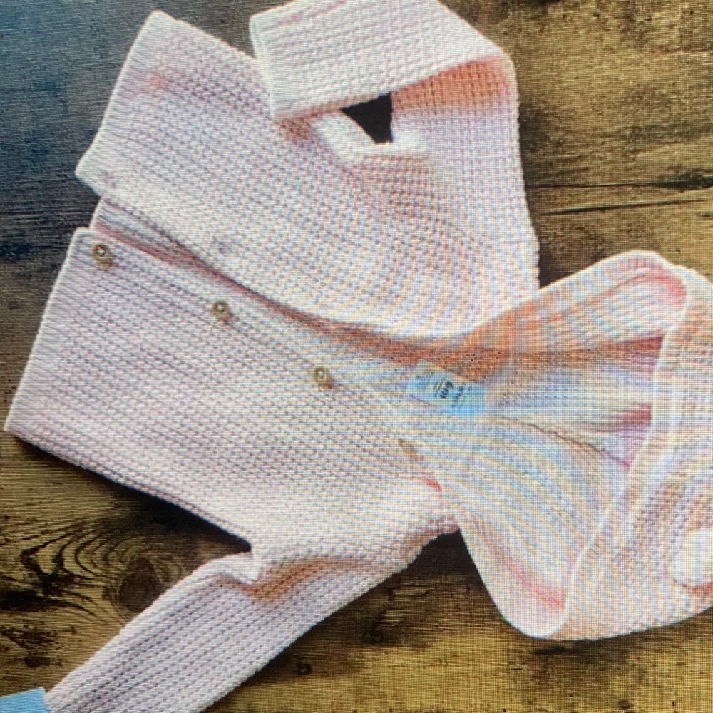 New Hooded Pink Baby Girl Sweater 6 Months